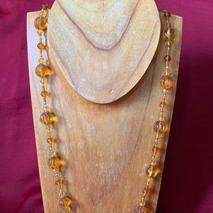 Vintage glass necklace